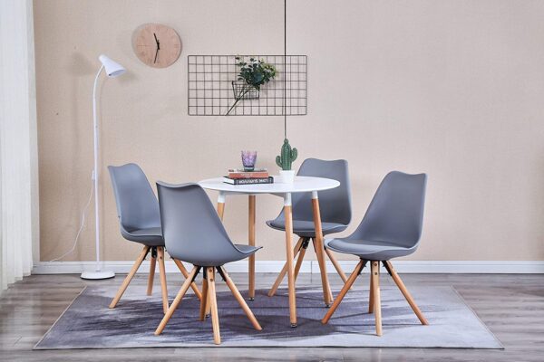 Dining-chair-grey-set-of-4-faux-leather-wooden-legs