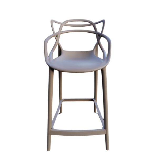 Masters Plastic Bar Stool Set of 2, 4, 6 Black Grey White - Image 26