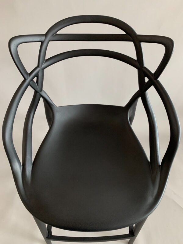 Kartell Masters Plastic Bar Stool Set of 2, 4, 6 Black Grey White
