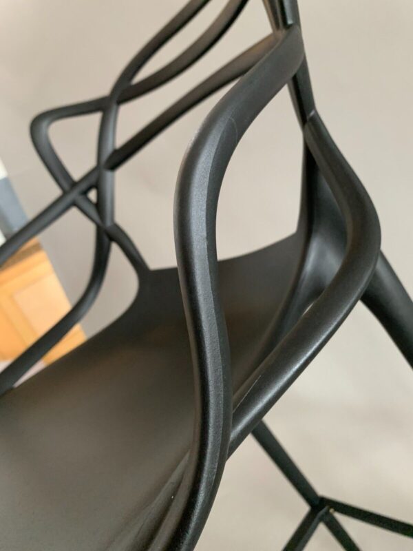 Kartell Masters Plastic Bar Stool Set of 2, 4, 6 Black Grey White