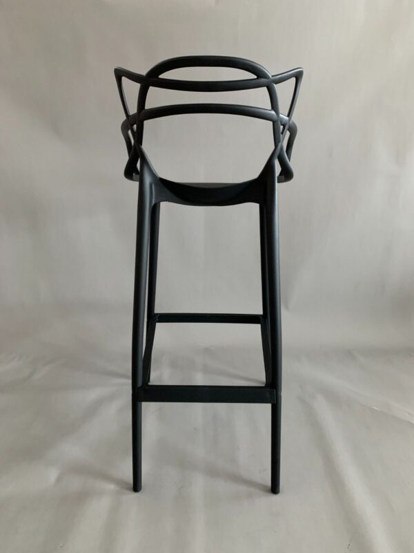 Kartell Masters Plastic Bar Stool Set of 2, 4, 6 Black Grey White