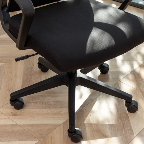 Office Desk Chair with Swivel Lumbar Support and Reclining