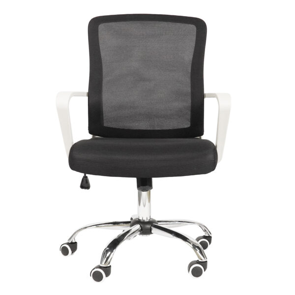 Office Desk Chair with Swivel Lumbar Support and Reclining