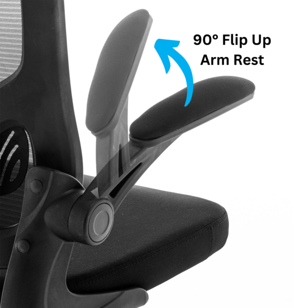 High Back Office Chair with Headrest Armrest Swivel Lumbar Support and Reclining