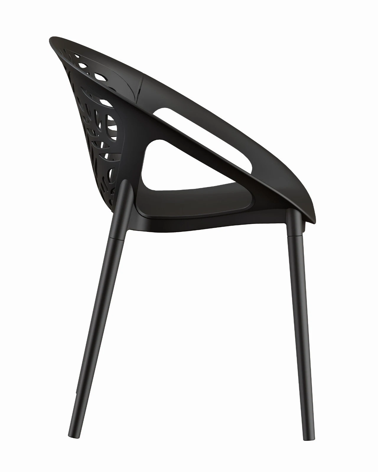 plastic-stacking-outdoor-garden-chair-leaf-black
