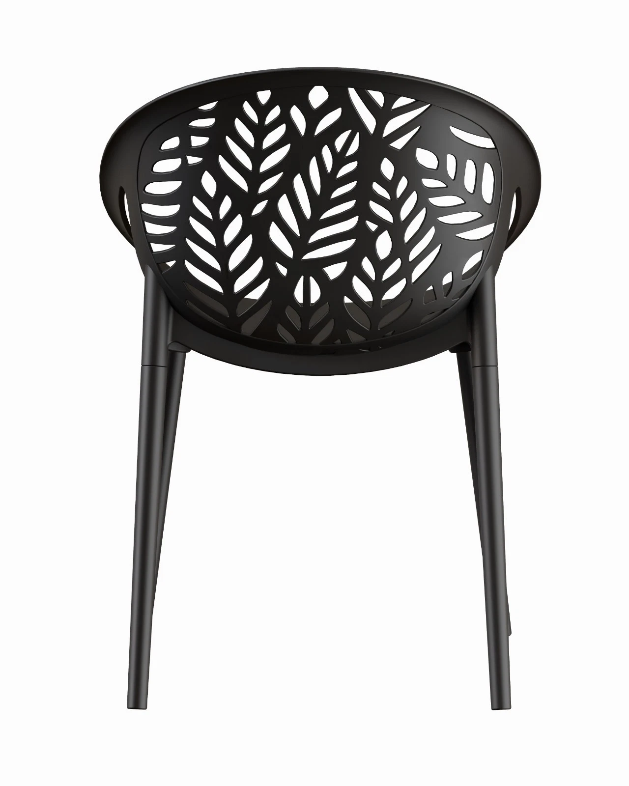 plastic-stacking-outdoor-garden-chair-leaf-black